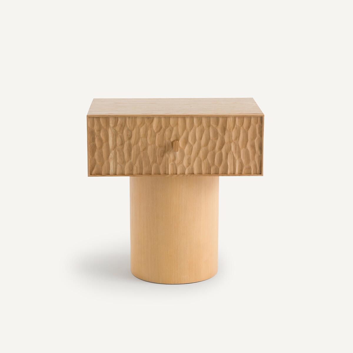 Mason Oak Bedside Table with Drawer – image 3