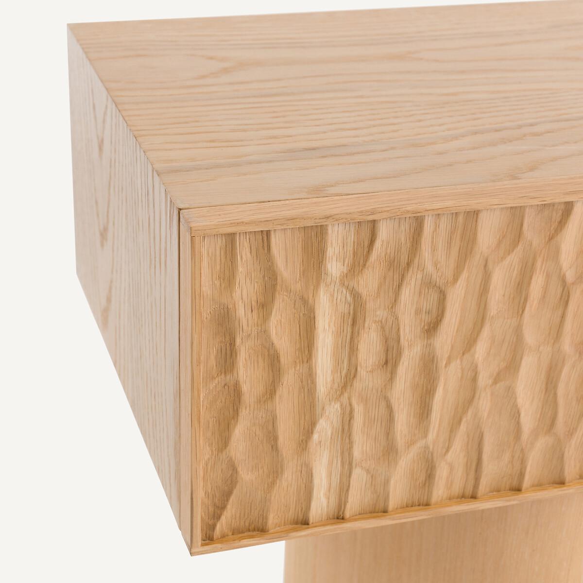 Mason Oak Bedside Table with Drawer – image 6