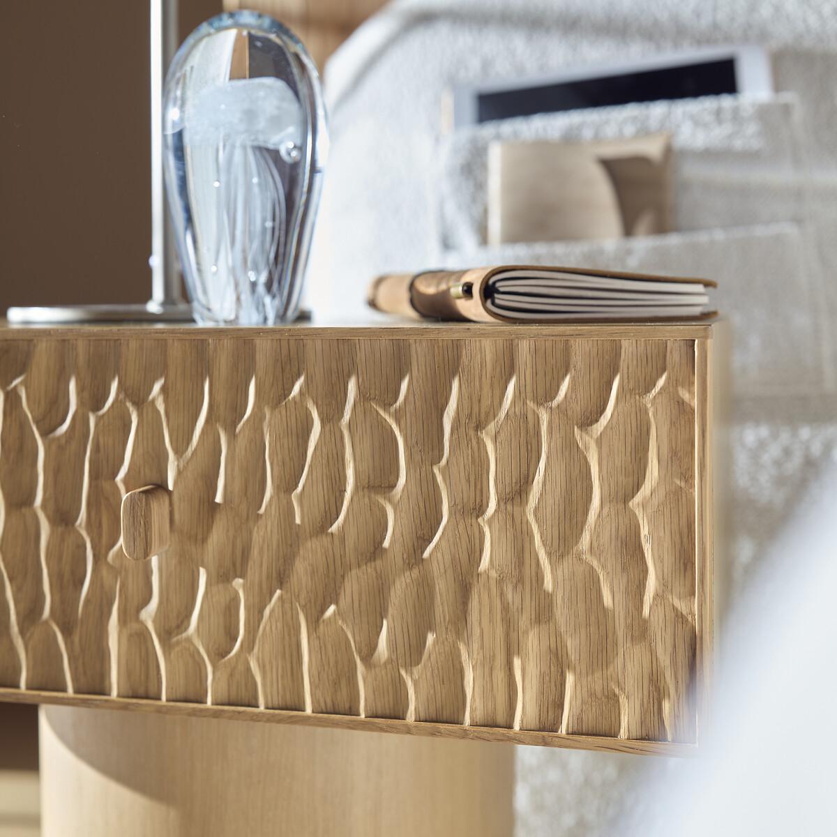 Mason Oak Bedside Table with Drawer – image 9