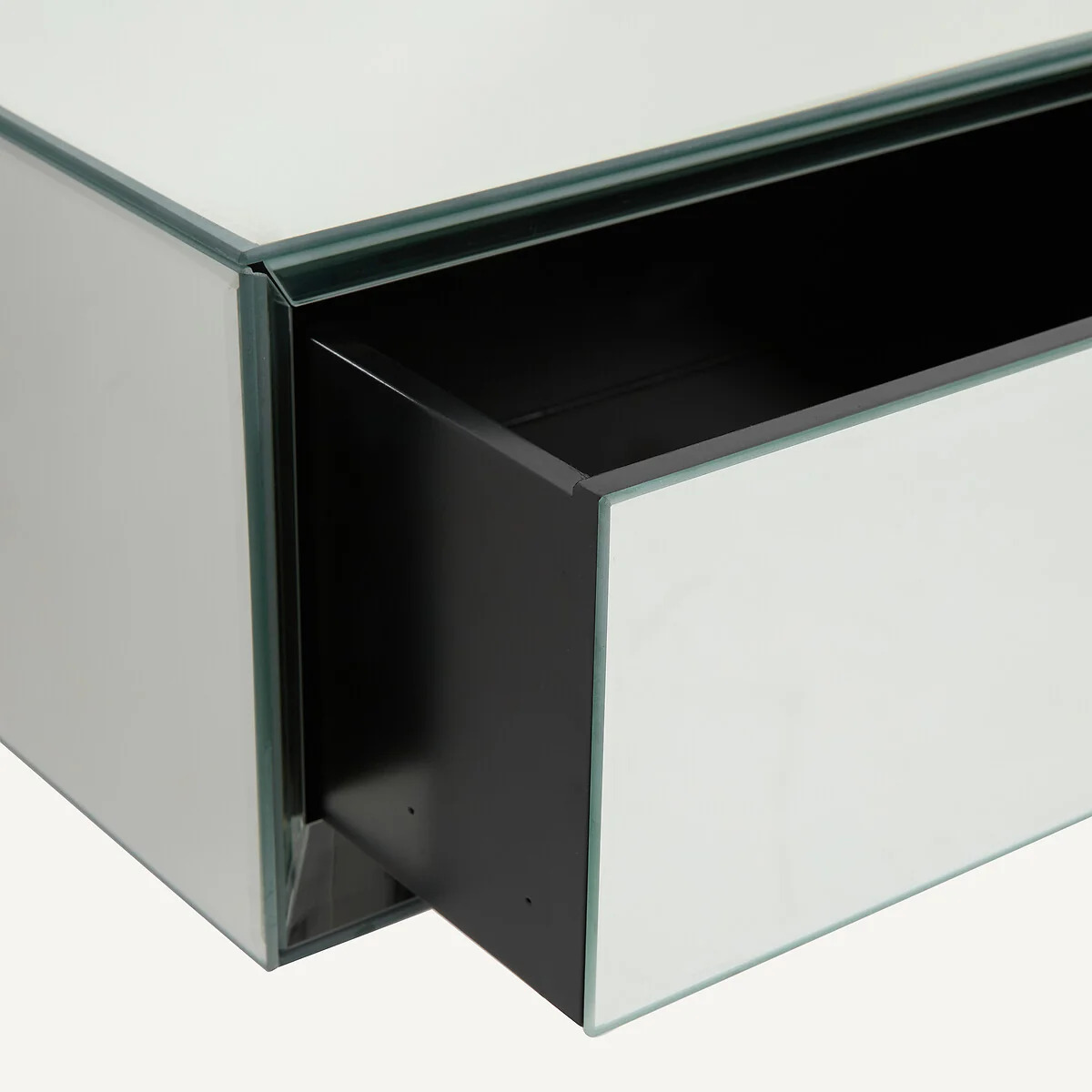 Khonsou MDF Mirrored Wall-Mounted Bedside Table – image 5
