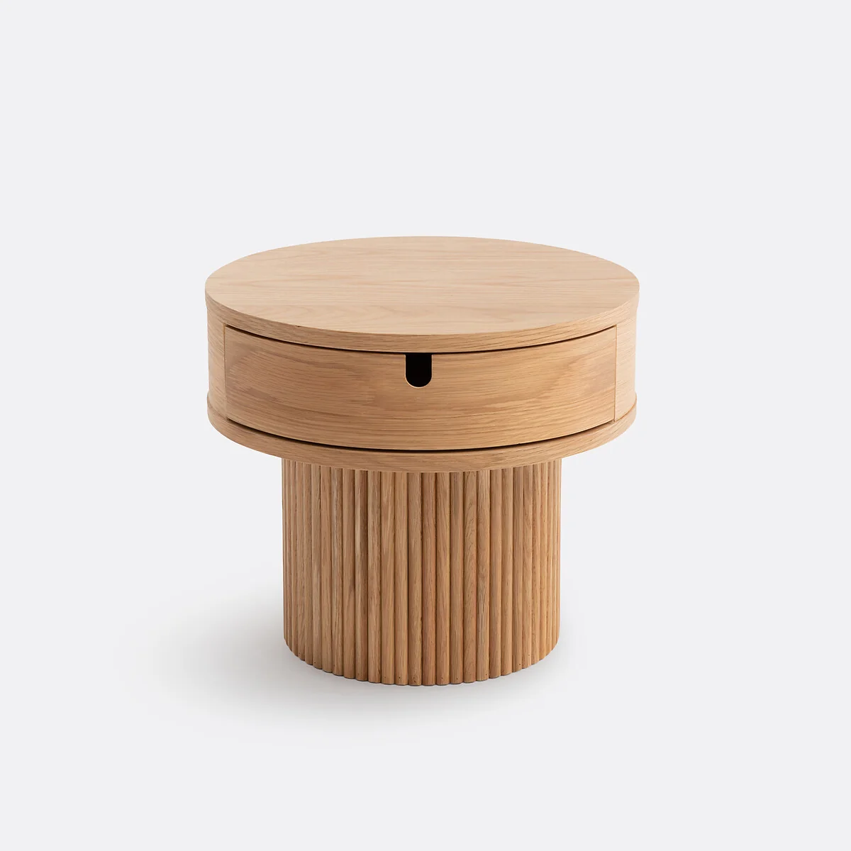 Tamita 1-Drawer Fluted Base Bedside Table – image 3