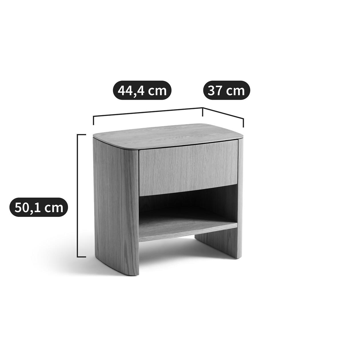 Willow Walnut or Oak Bedside Table – image 9