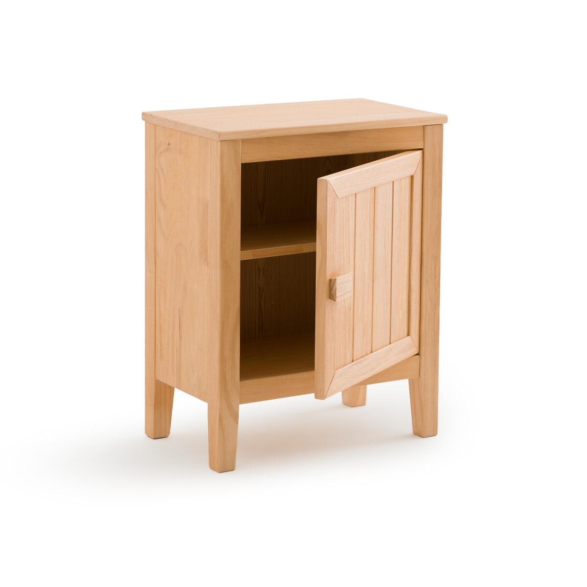 Carlos Solid Pine Cupboard Bedside Table – image 3
