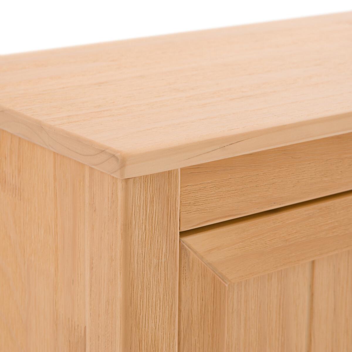 Carlos Solid Pine Cupboard Bedside Table – image 4