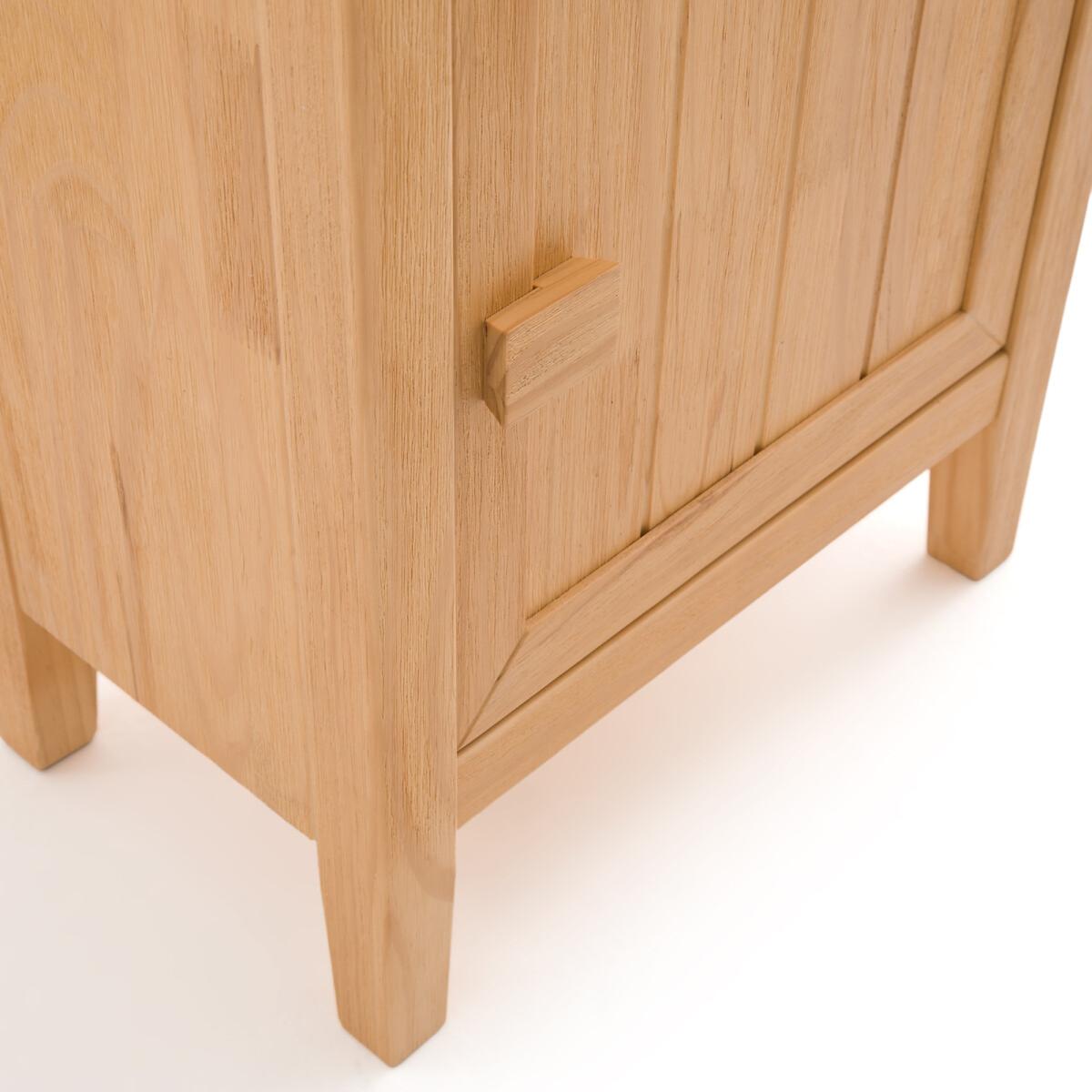 Carlos Solid Pine Cupboard Bedside Table – image 5