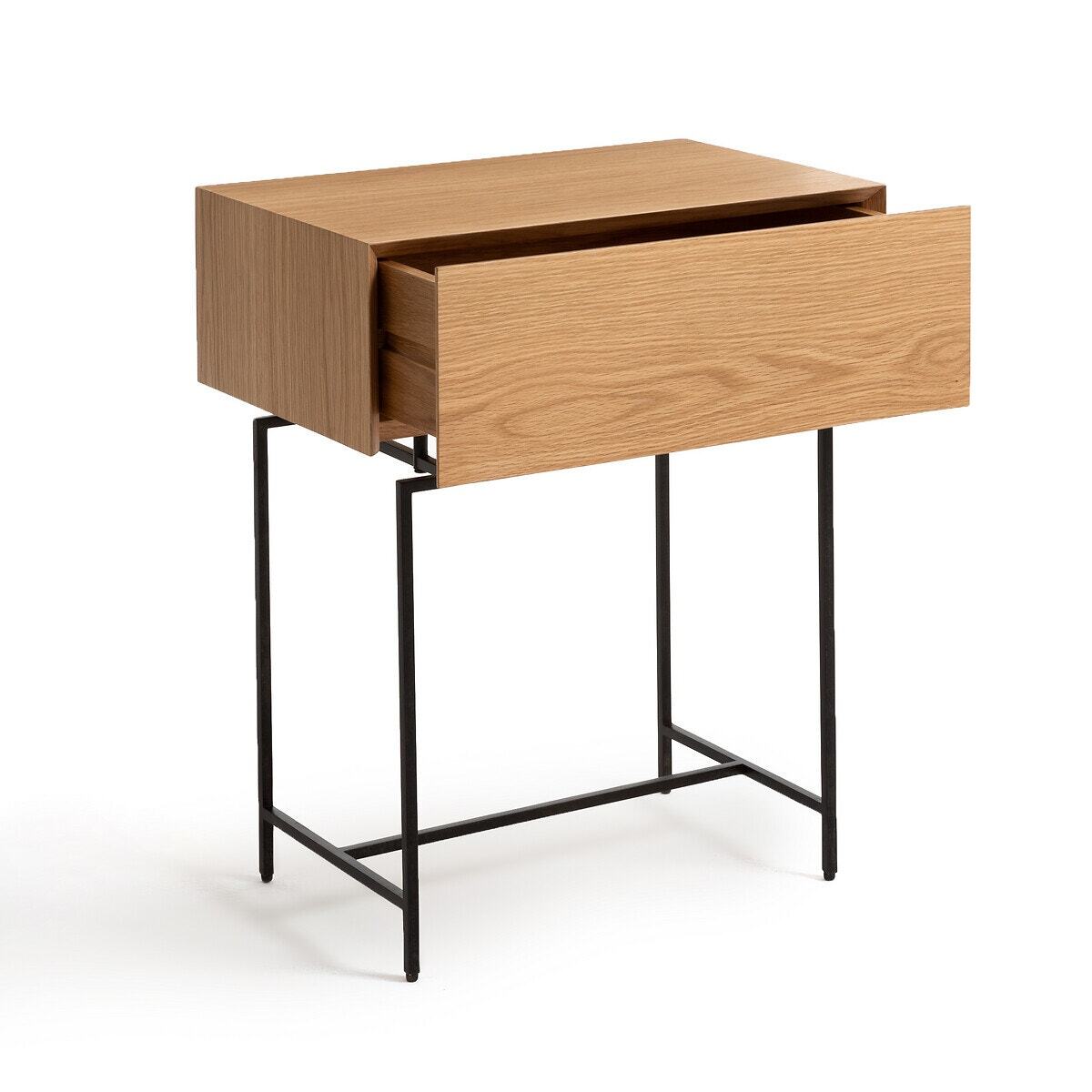 Oreko Oak Bedside Table – image 2