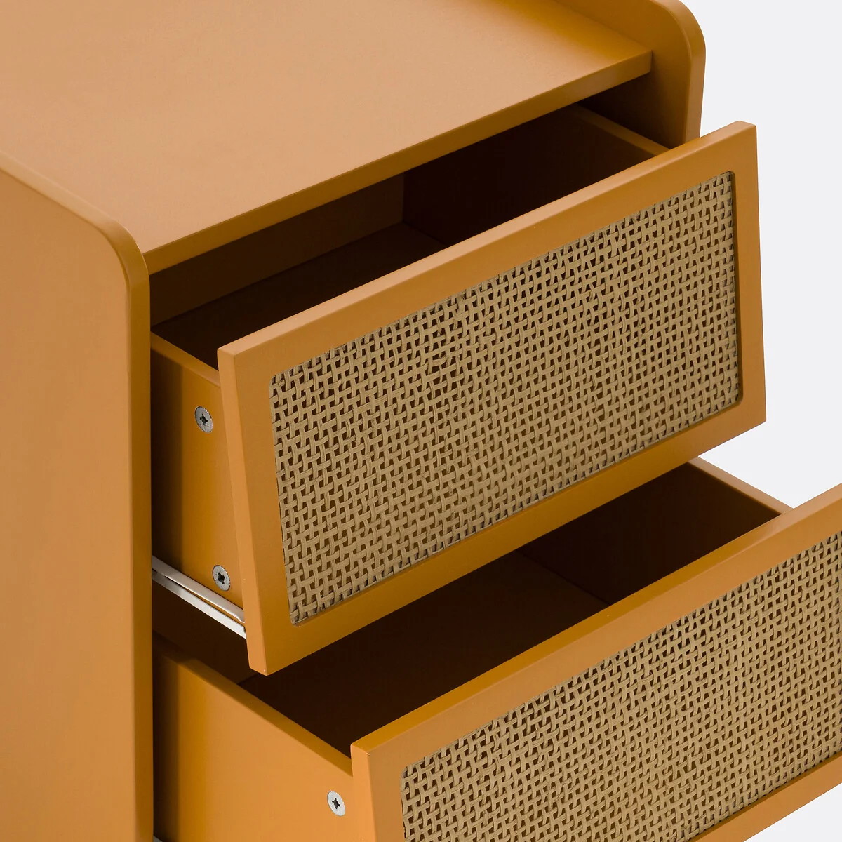 Taga 2-Drawer Cane Bedside Table – image 4