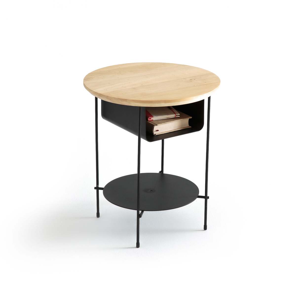 BANGOR Wood and Metal Bedside/End Table – image 2