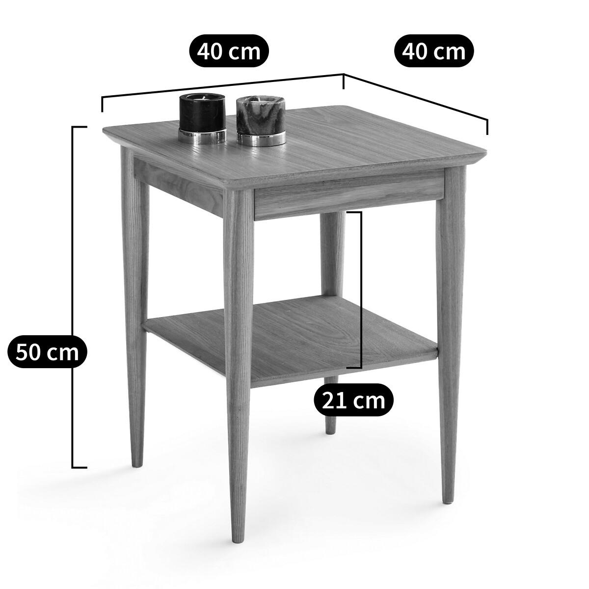 Lussan Ash Side or Bedside Table – image 7