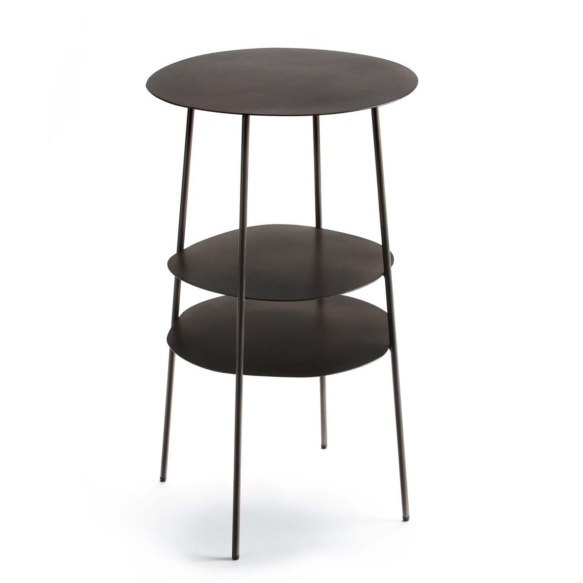 FRACTALE Bedside Cabinet with Gun Metal Finish – image 2