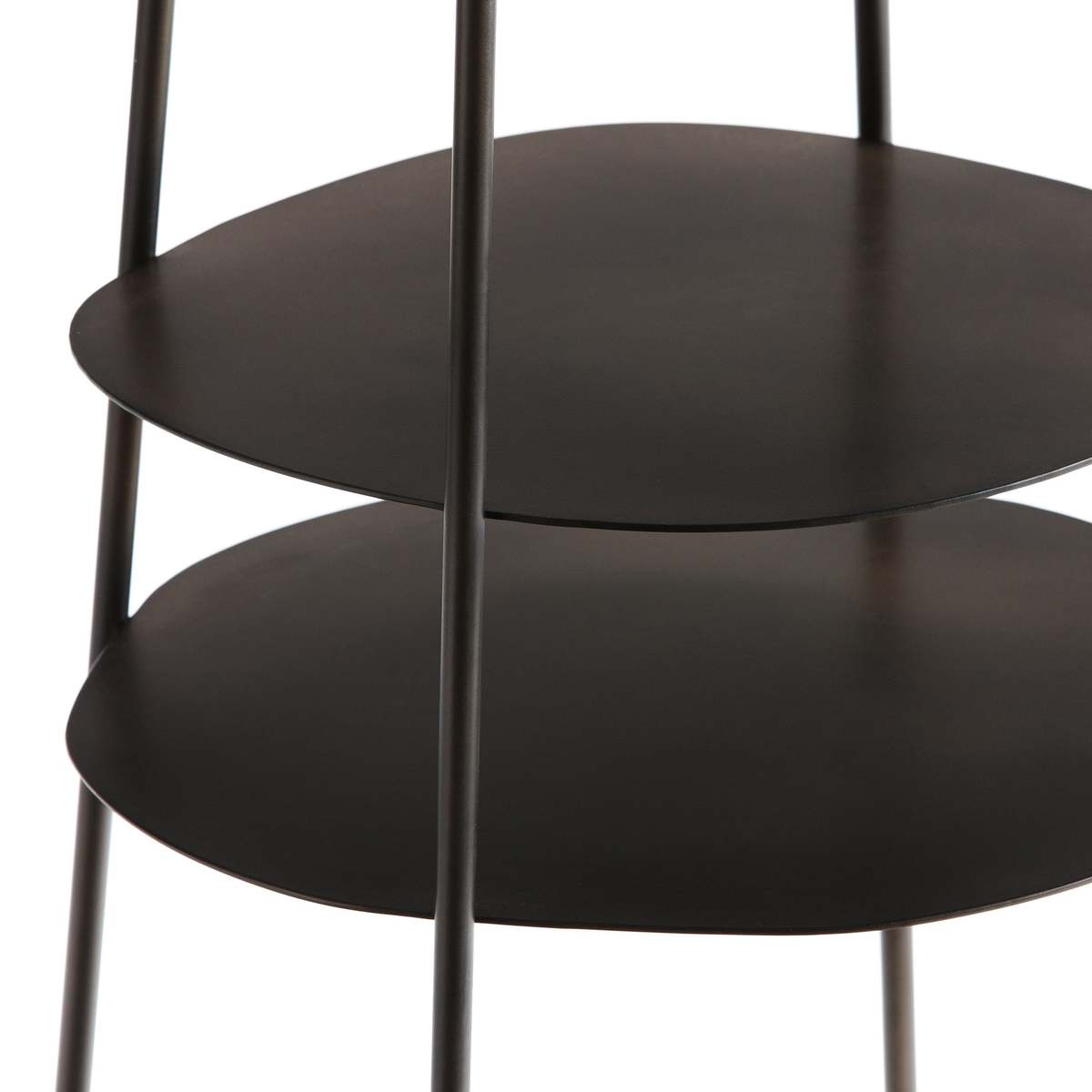 FRACTALE Bedside Cabinet with Gun Metal Finish – image 3