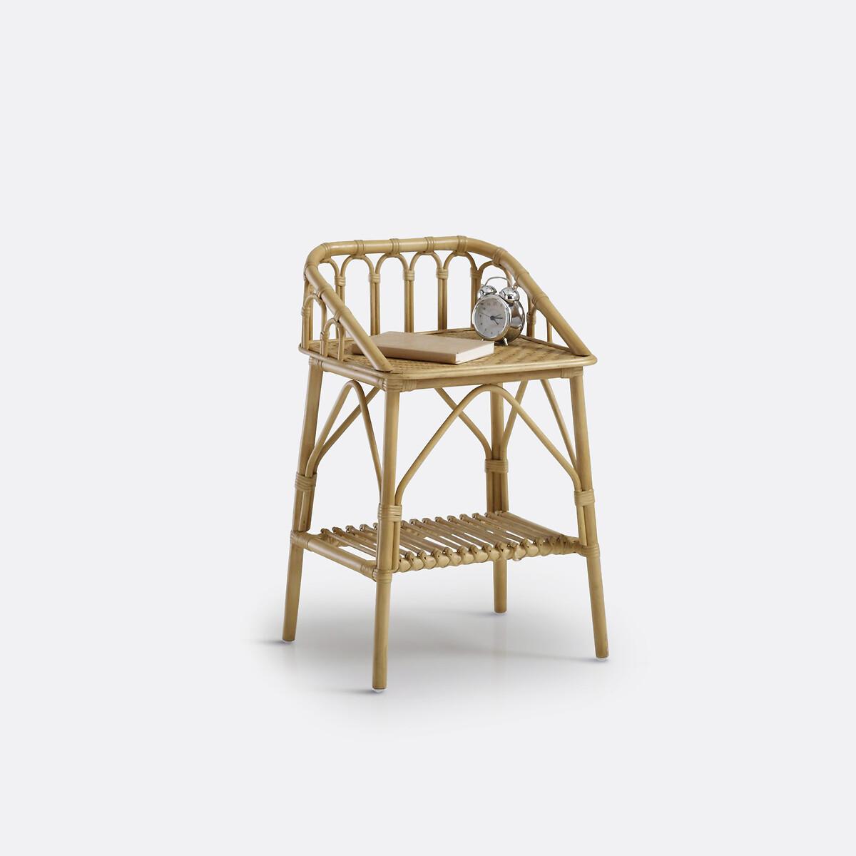 Malu Vintage Rattan Bedside Table – image 2