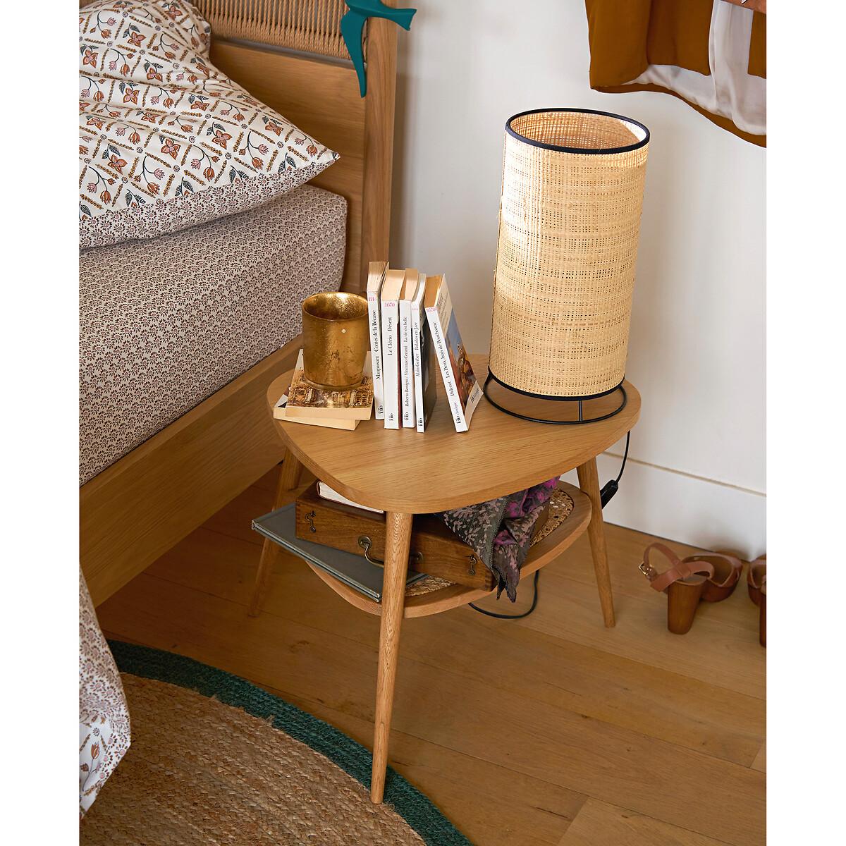 Buisseau Two-Tier Cane Bedside Table – image 6