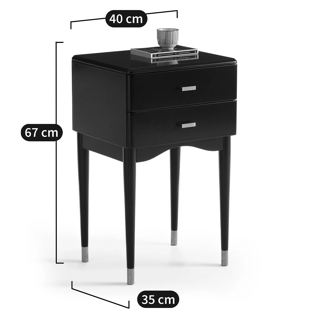 Novani 2-Drawer Birch Bedside Table – image 6