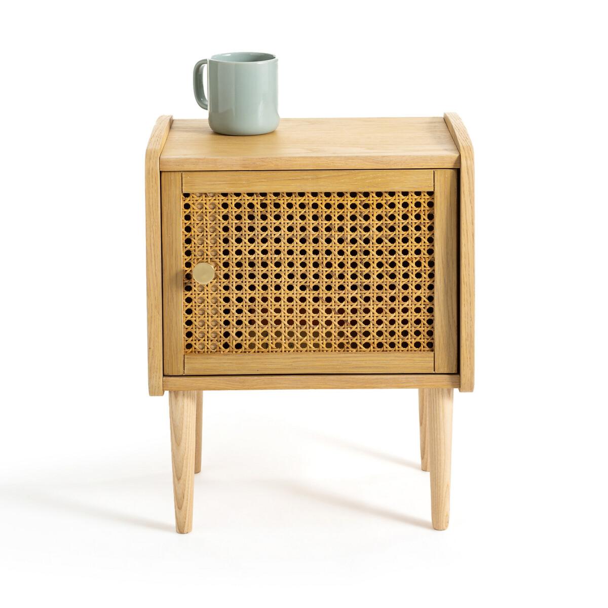 Tempa Bedside Table with 1 Rattan Door – image 3