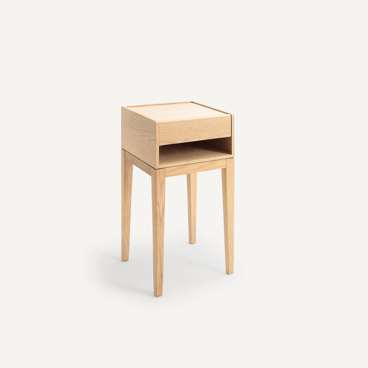 Nizou Oak Veneer Bedside Table, designed by E.Gallina – image 2