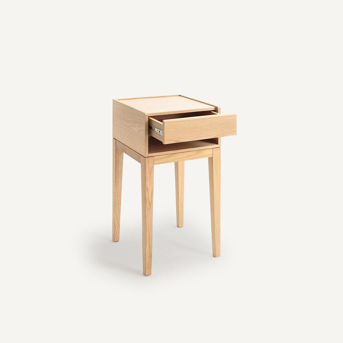 Nizou Oak Veneer Bedside Table, designed by E.Gallina – image 3