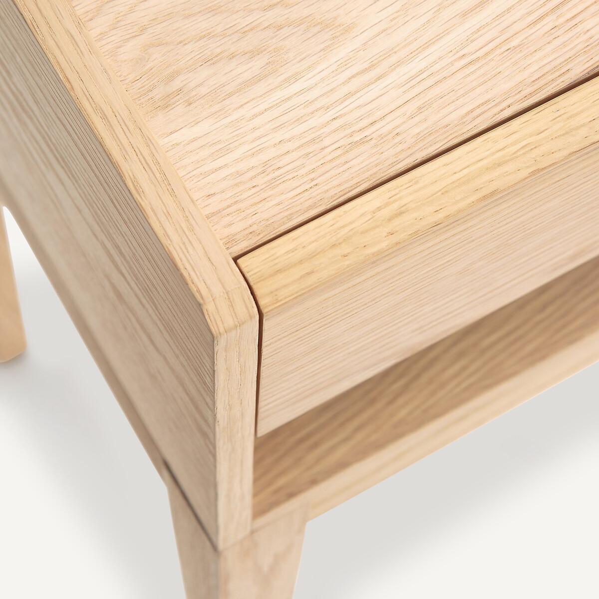 Nizou Oak Veneer Bedside Table, designed by E.Gallina – image 4