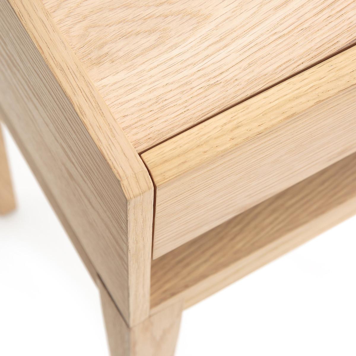 Nizou Oak Veneer Bedside Table, designed by E.Gallina – image 3