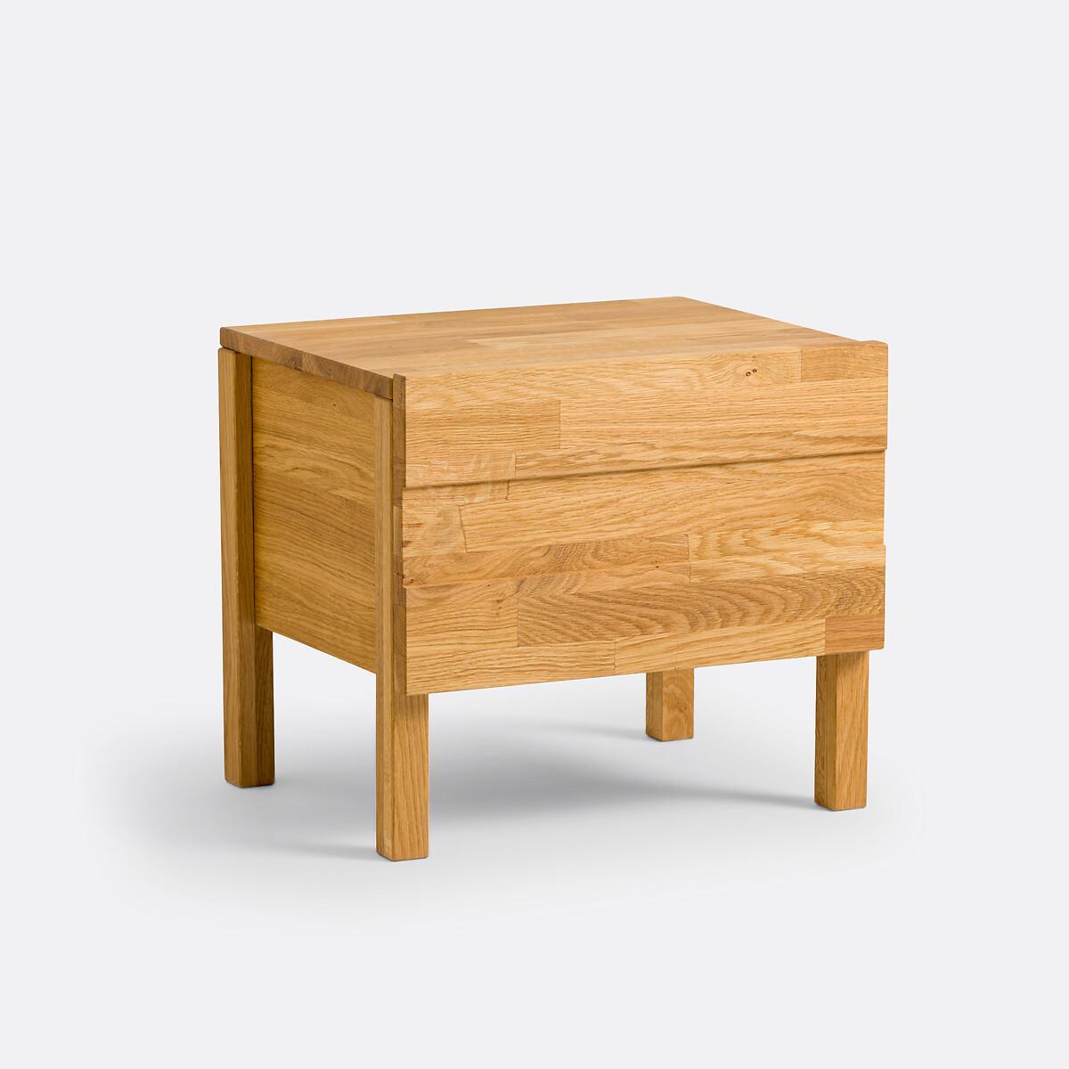 Ariles Finger-Jointed Oak Bedside Table – image 2