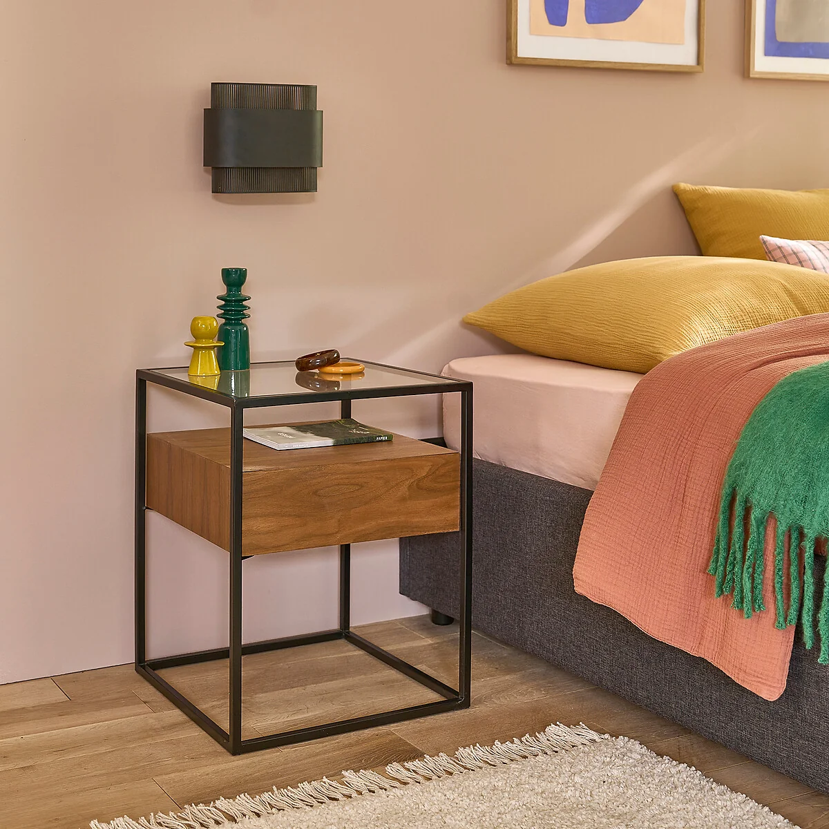 Agura 1 Drawer Bedside Table – image 2