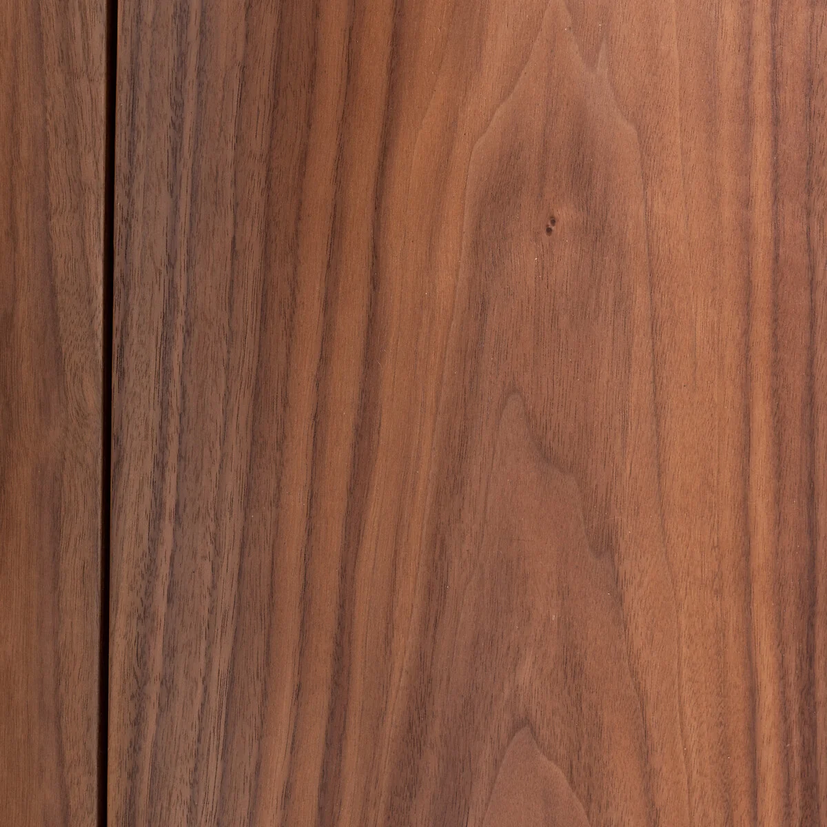 Aslen Bedside Table in Solid Walnut, Walnut Veneer and Leather – image 6
