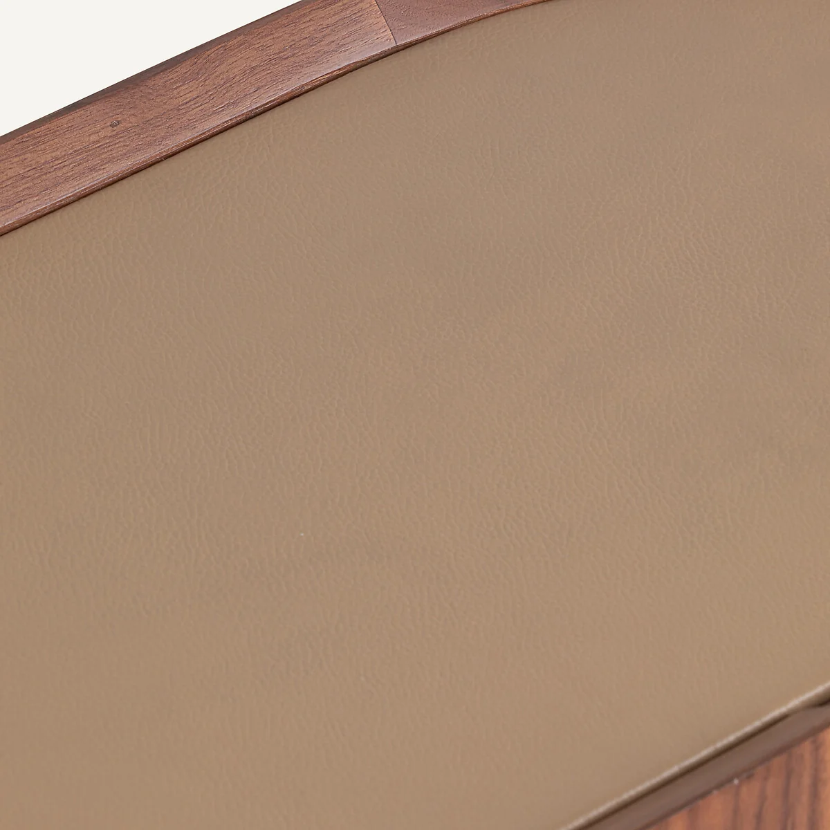 Aslen Bedside Table in Solid Walnut, Walnut Veneer and Leather – image 8