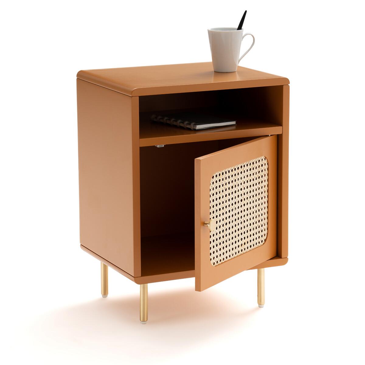 Redpop Bedside Table with Rattan Door – image 3