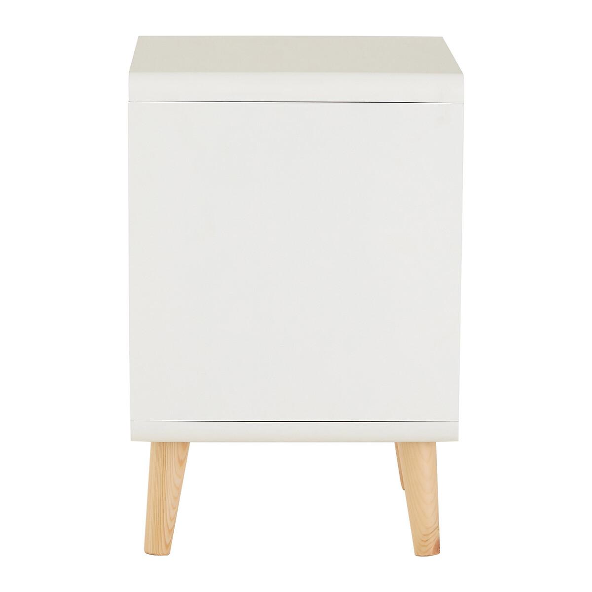 Nordic 1-Drawer Bedside Table with Shelf – image 5