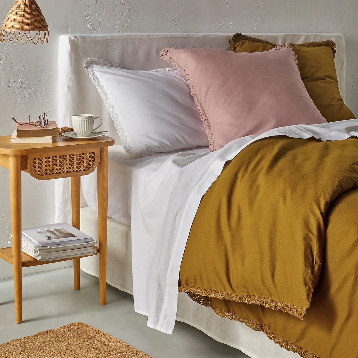 Buisseau Cane Bedside Table – image 2