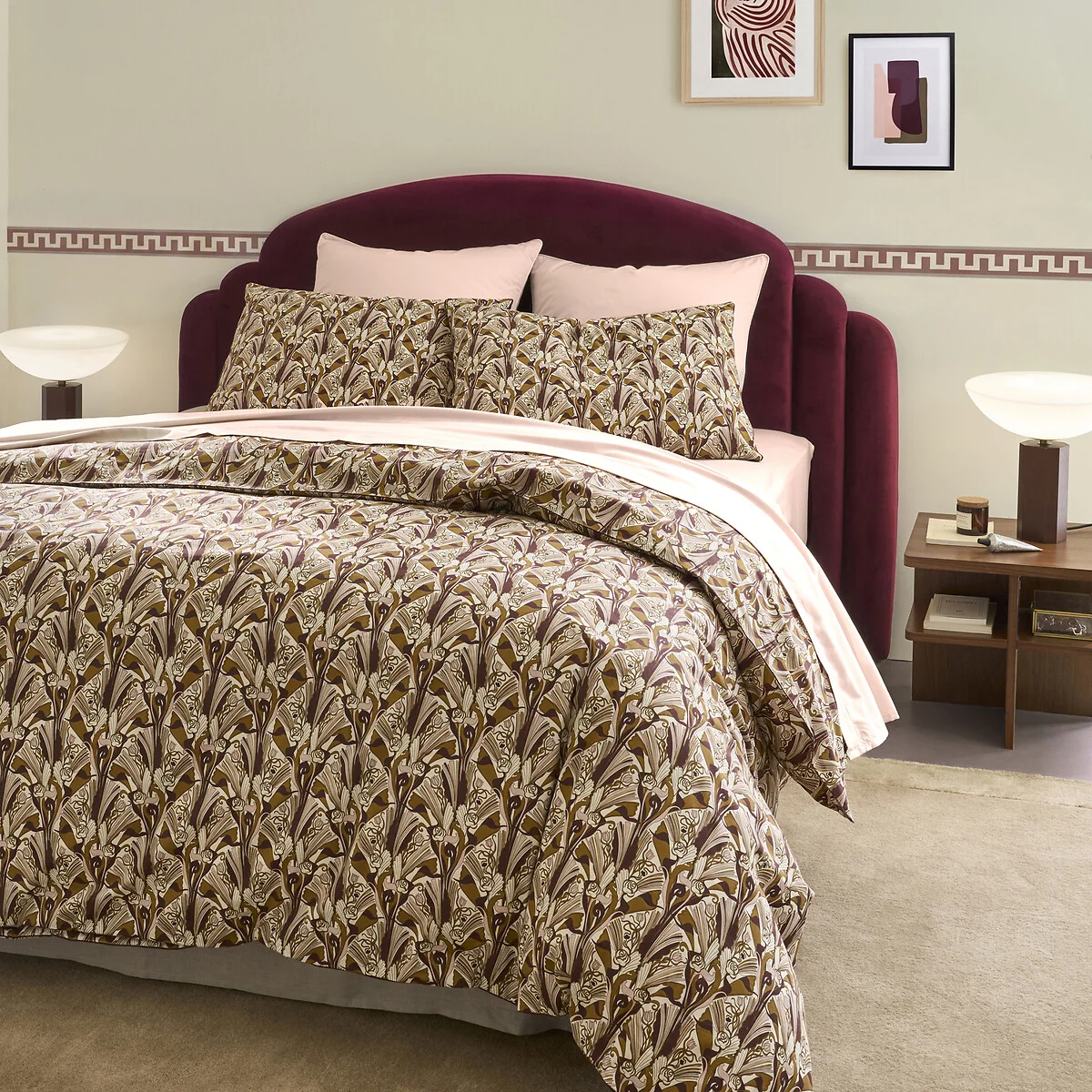 Caliste Bedside Table with Walnut Veneer – image 2