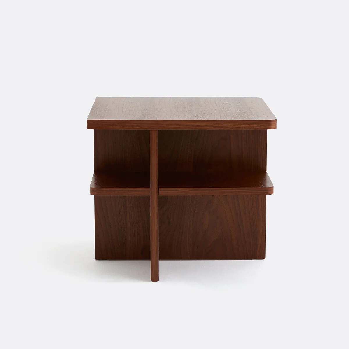 Caliste Bedside Table with Walnut Veneer – image 4