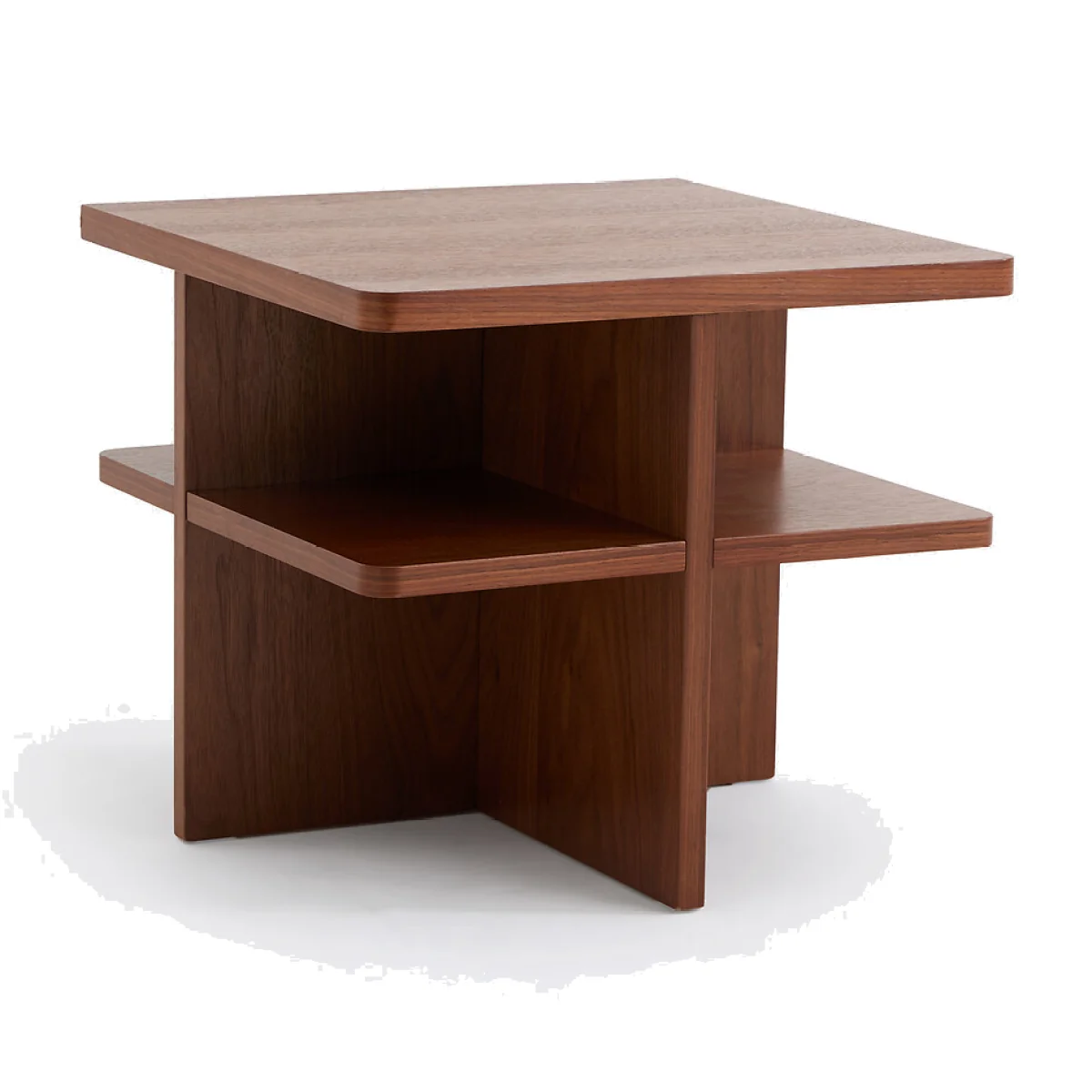 Caliste Bedside Table with Walnut Veneer – image 1