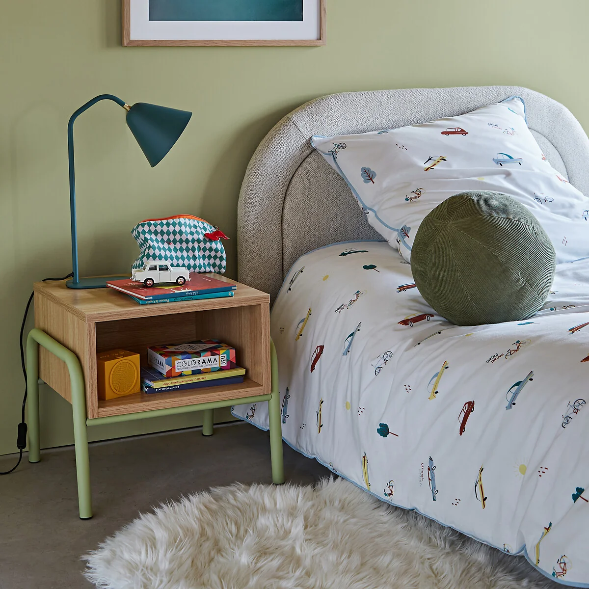 Merlin Steel Bedside Table – image 2