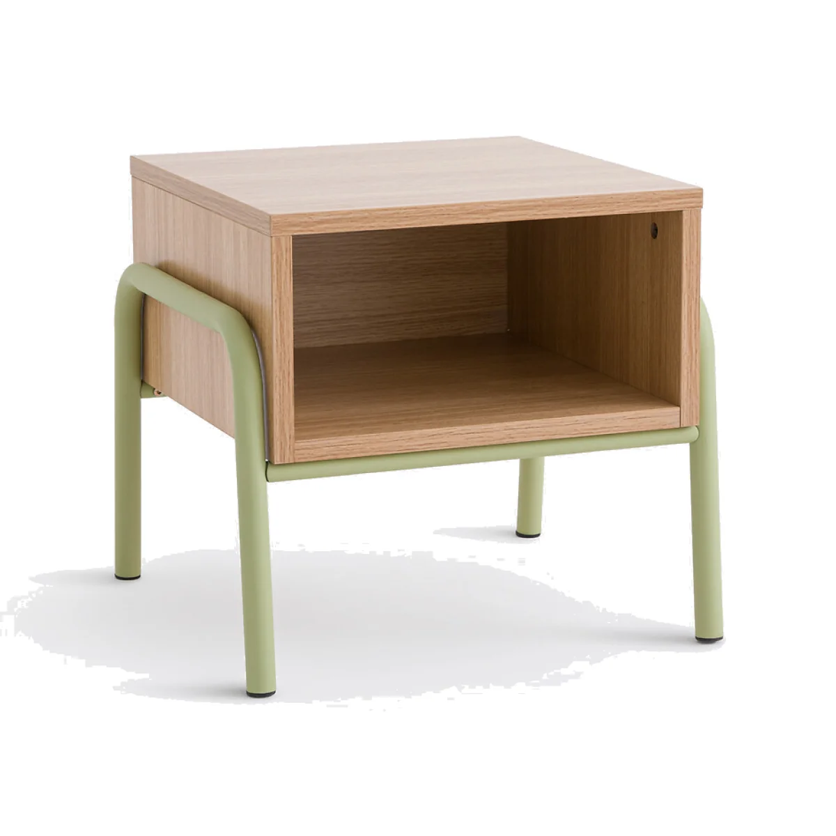 Merlin Steel Bedside Table – image 1
