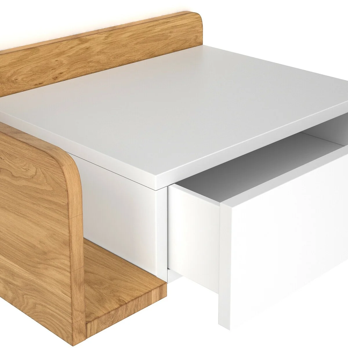 Jimi Wall Mounted Bedside Table, Right-Hand Side – image 4