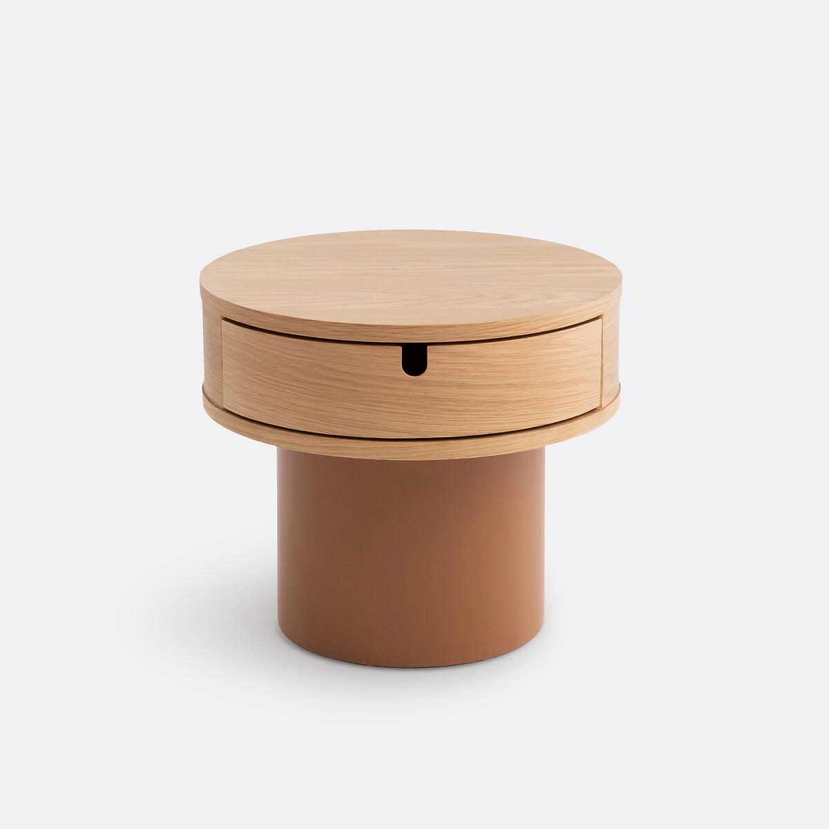 Tamita 1-Drawer Lacquered base Bedside Table – image 2