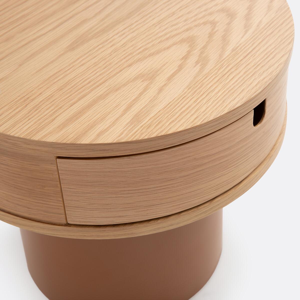 Tamita 1-Drawer Lacquered base Bedside Table – image 4