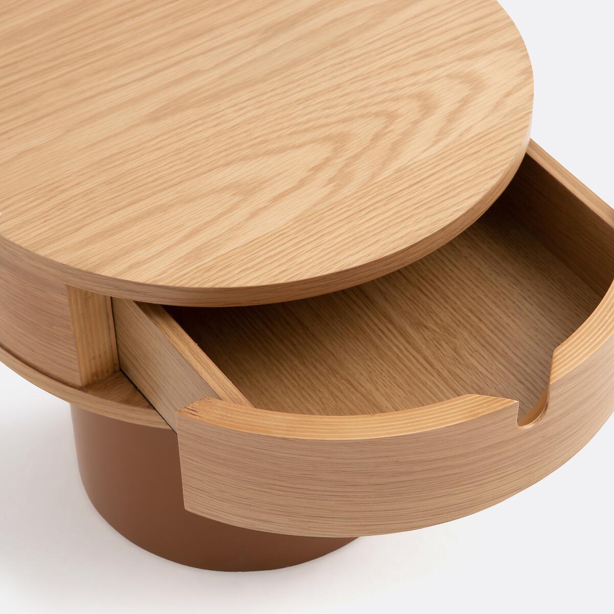 Tamita 1-Drawer Lacquered base Bedside Table – image 5