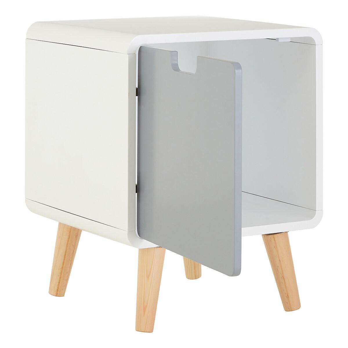 Nordic 1-Door Bedside Table – image 2