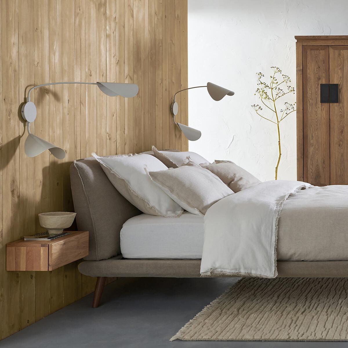 Paul Solid Oak Wall-Mounted Bedside Table – image 8
