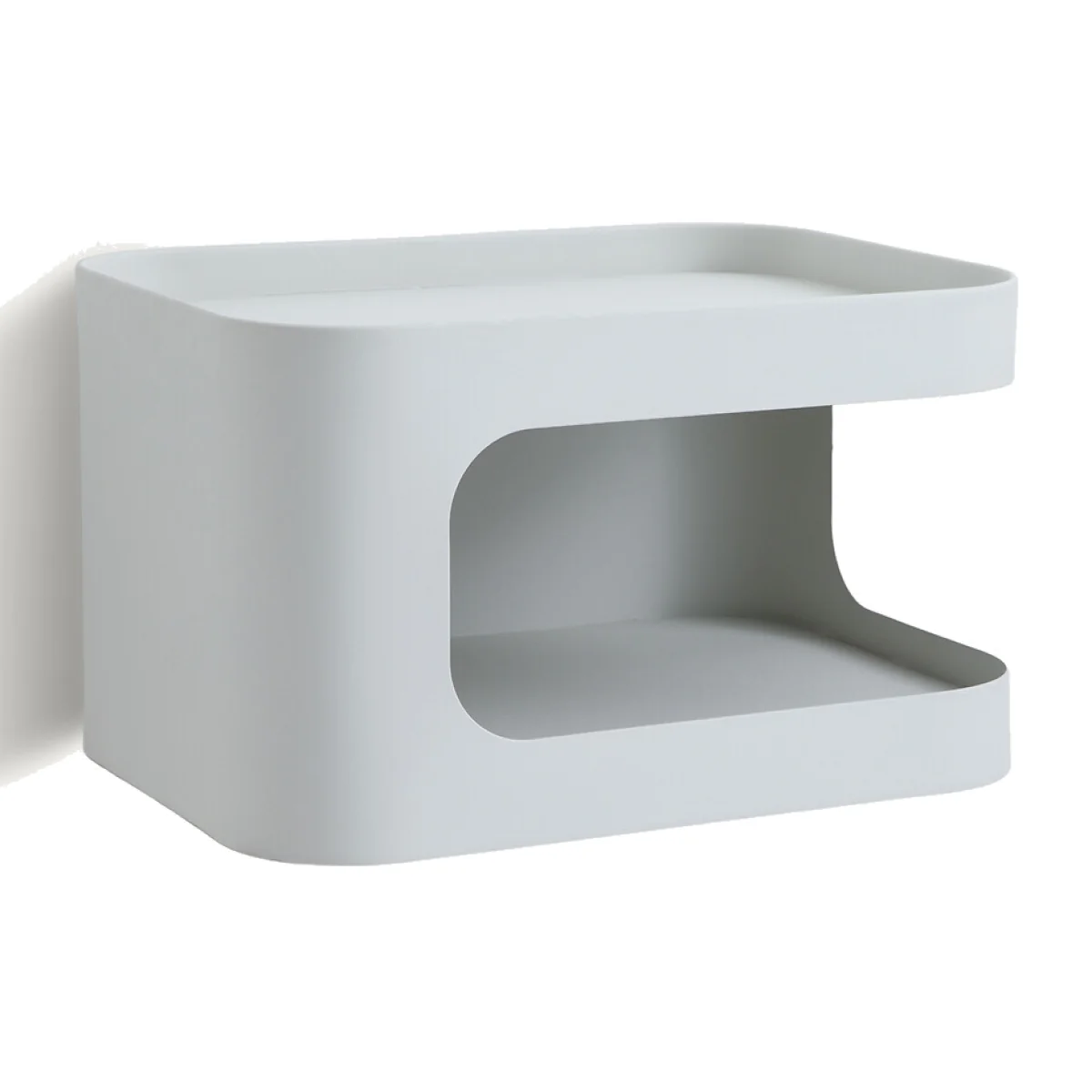 Sandoval Steel Wall-Mounted Bedside Table with 1 Compartment – image 1