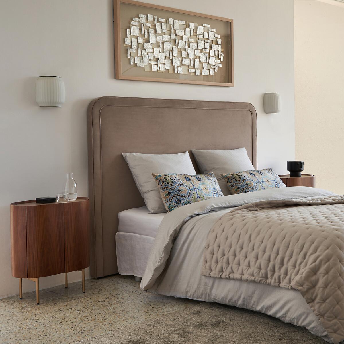 Aslen Walnut & Leather Bedside Table – image 9