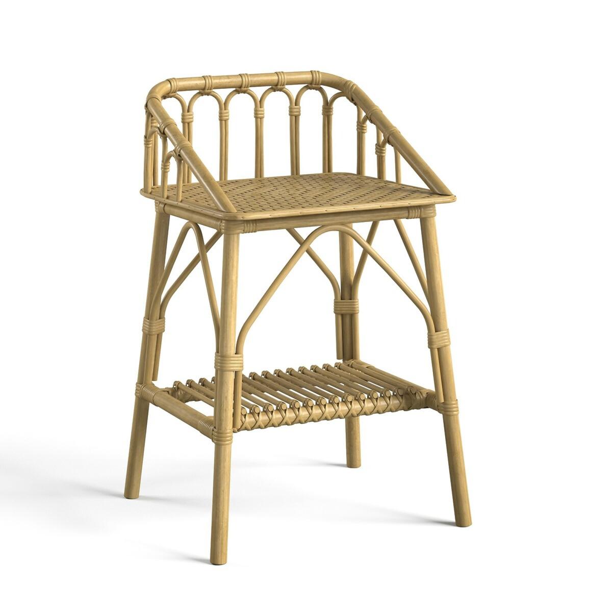 Malu Vintage Rattan Bedside Table – image 2
