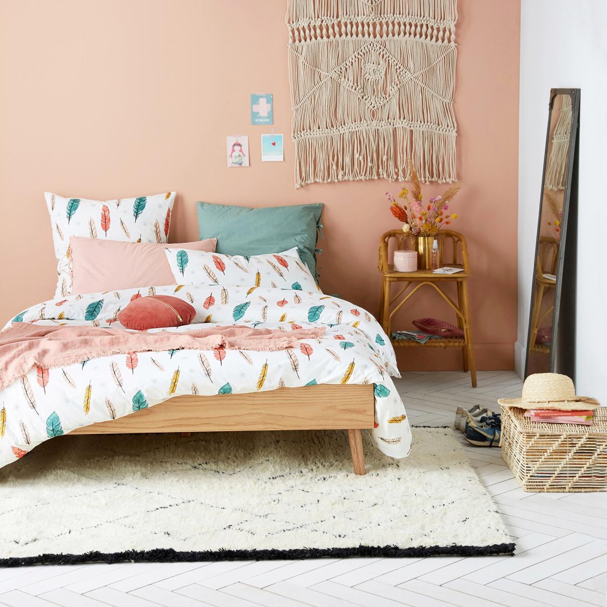 Malu Vintage Rattan Bedside Table – image 4