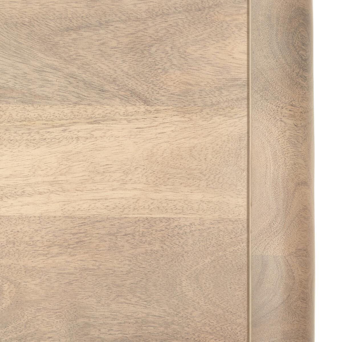Corven Large Fluted Mango Wood 1 Drawer Bedside Table – image 7