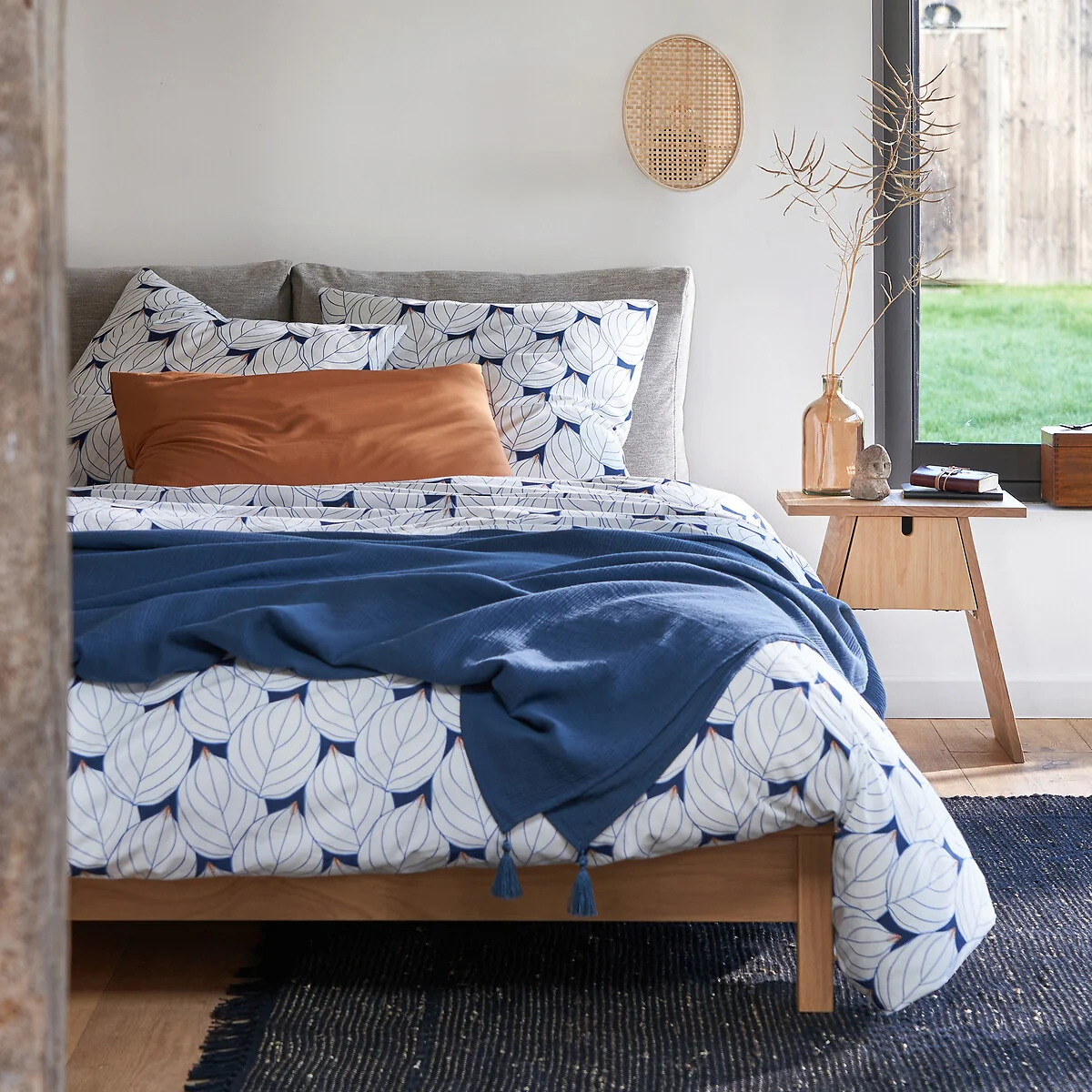 Asayo Solid Pine Bedside Table – image 2