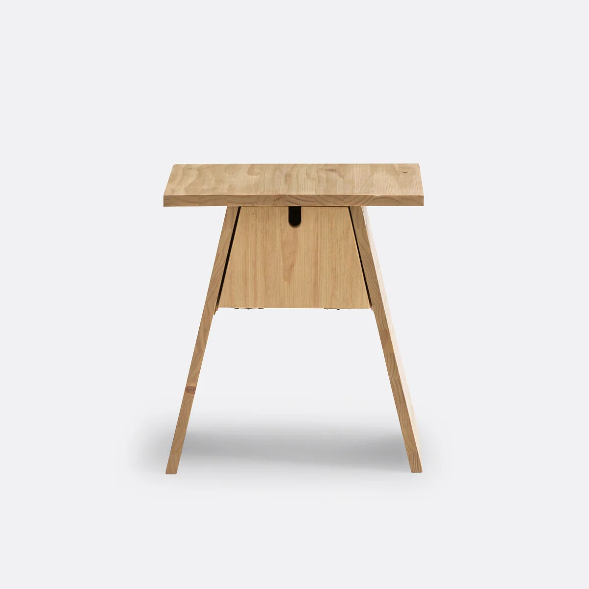 Asayo Solid Pine Bedside Table – image 3