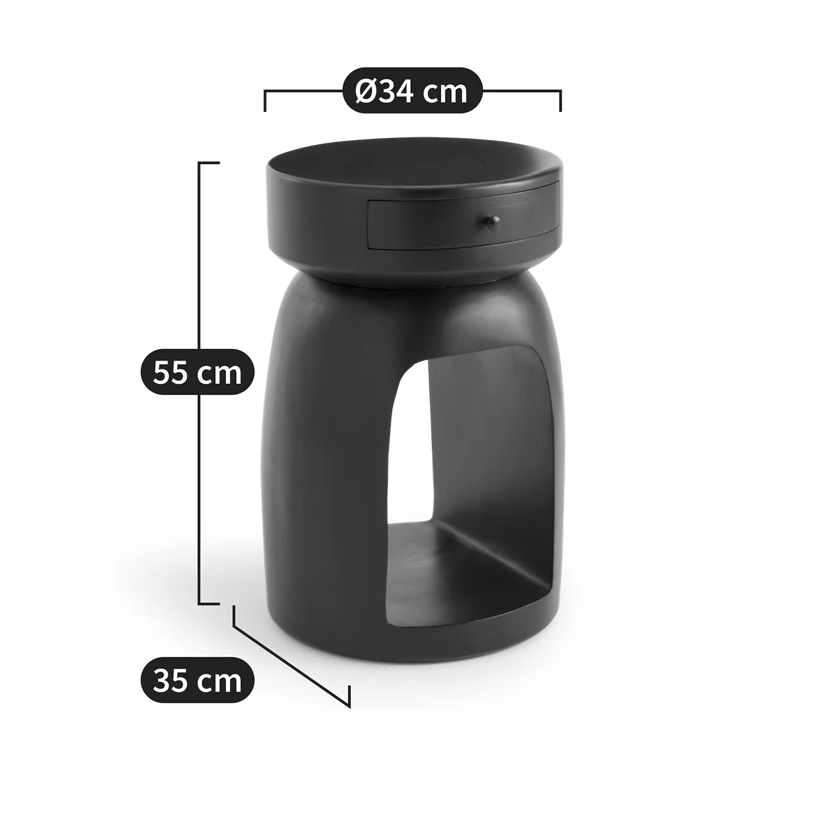 Fétiche MDF Bedside Table By Emmanuel Gallina – image 6