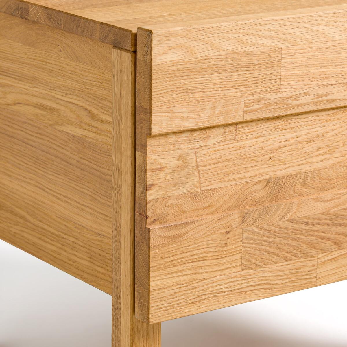 Ariles Finger-Jointed Oak Bedside Table – image 4
